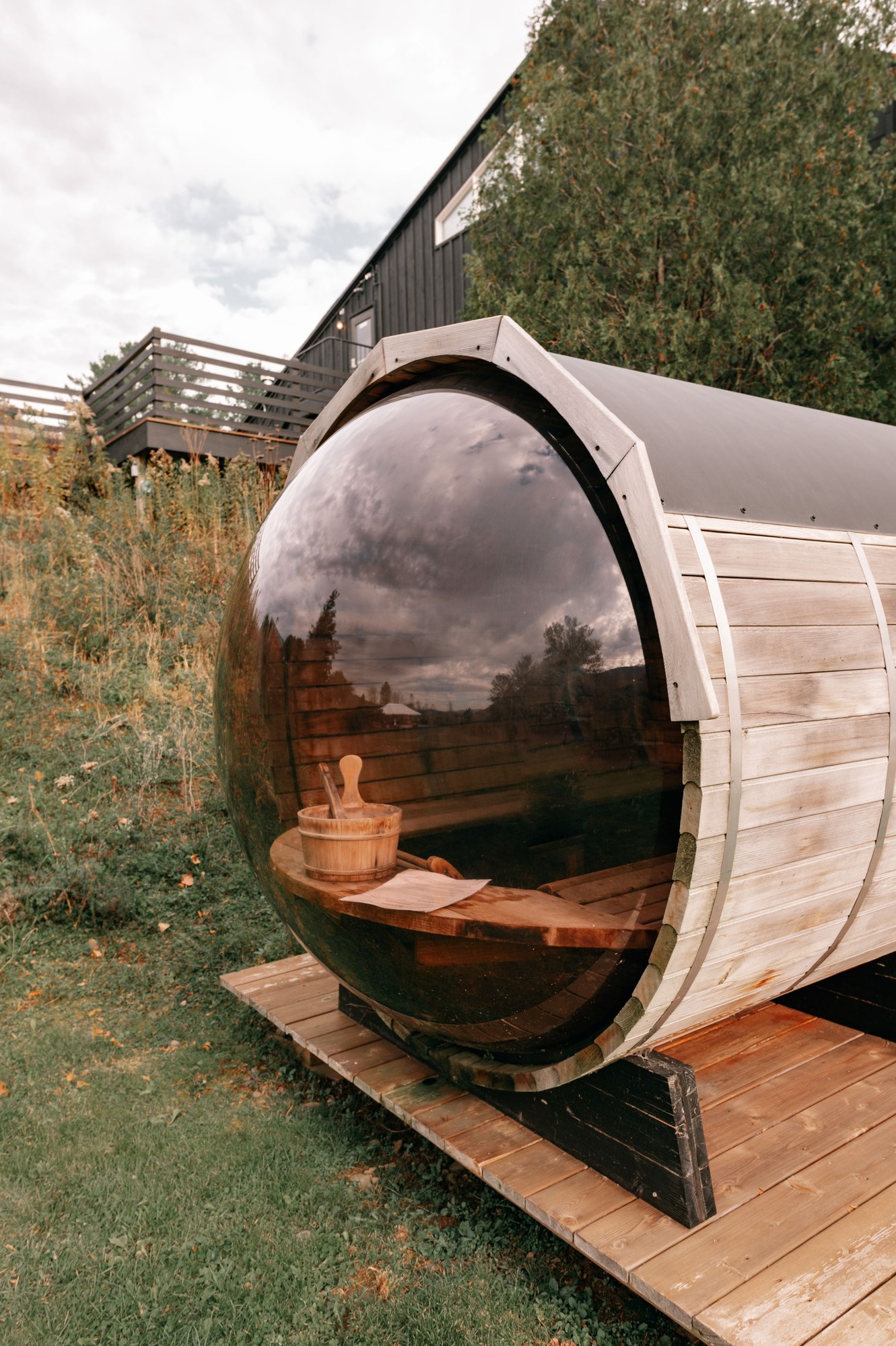 Outdoor Saunas detail