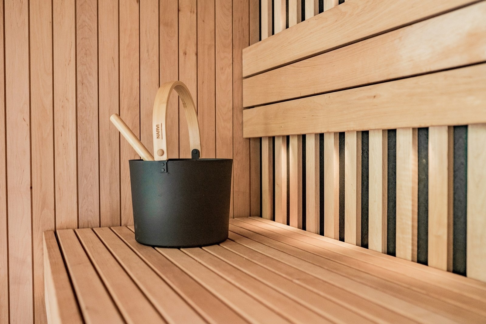 Sauna build detail
